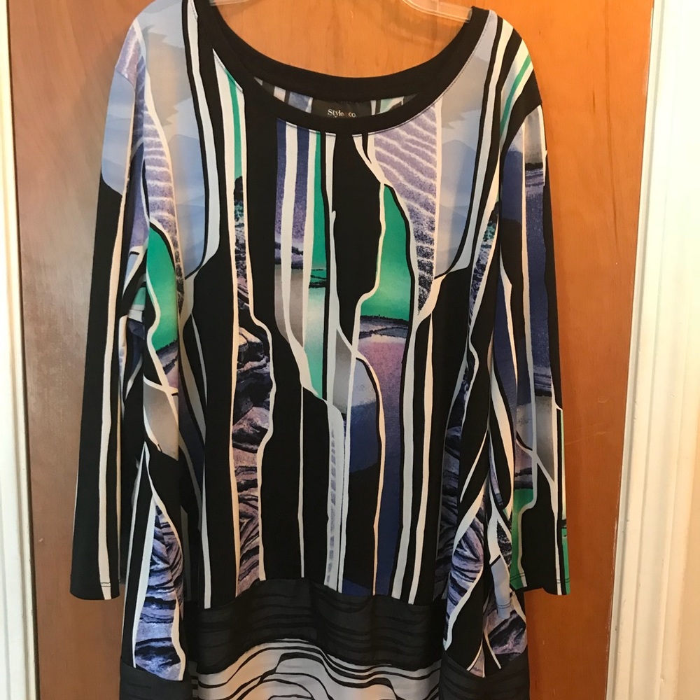 Style & Co. tunic style dress shirt
